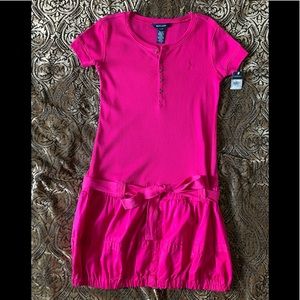 Girl’s Ralph Lauren Drop Waist Dress XL 16 NWT